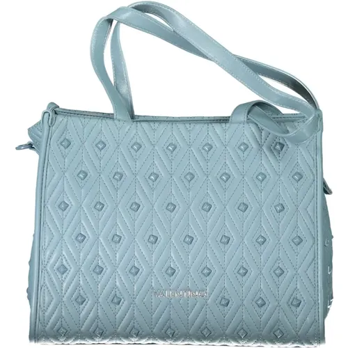 Blaue Schultertasche mit Abnehmbarem Riemen , Damen, Größe: ONE Size - Valentino by Mario Valentino - Modalova