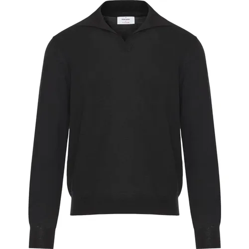 Woll-Polo-Shirt Made in Italy , Herren, Größe: M - Gran Sasso - Modalova