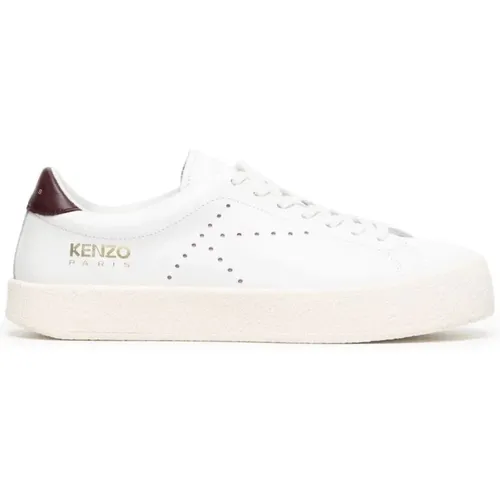 Weiße Casual Low Top Sneaker , Damen, Größe: 36 EU - Kenzo - Modalova