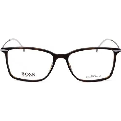 Dark Havana Sonnenbrillen , unisex, Größe: 57 MM - Hugo Boss - Modalova