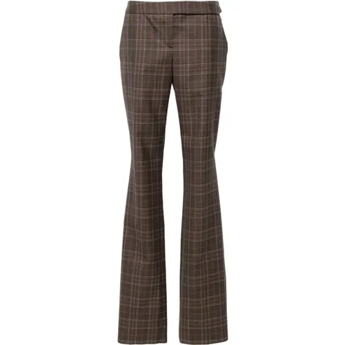 Wool Check Trousers , female, Sizes: 2XS, XS - Stella Mccartney - Modalova