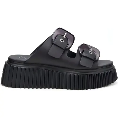 Sliders , female, Sizes: 5 UK, 8 UK, 7 UK, 4 UK - AGL - Modalova