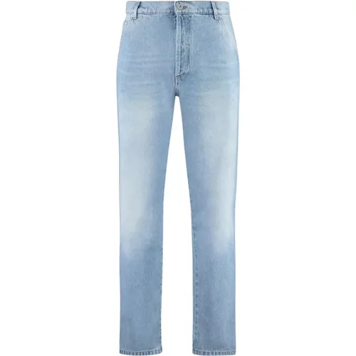 Slim-fit Men`s Jeans , male, Sizes: W31, W32 - Balmain - Modalova