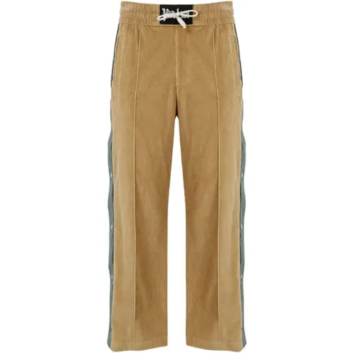 Ribbed Cotton and Wool Pants , male, Sizes: M - Palm Angels - Modalova