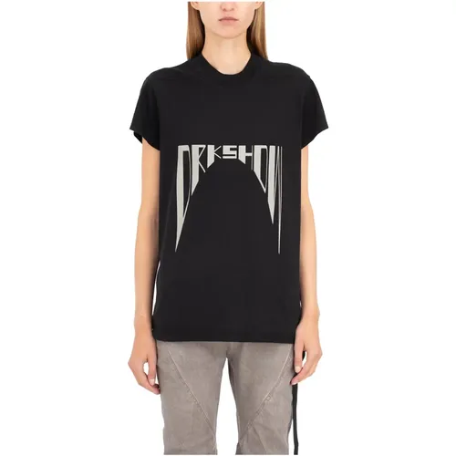 Schwarzes Pearl T-Shirt Level , Damen, Größe: M - Rick Owens - Modalova