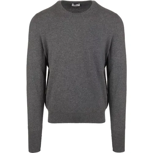 Sweaters Grey , male, Sizes: 2XL, M, L, 3XL, 5XL, XL, 4XL - Fedeli - Modalova