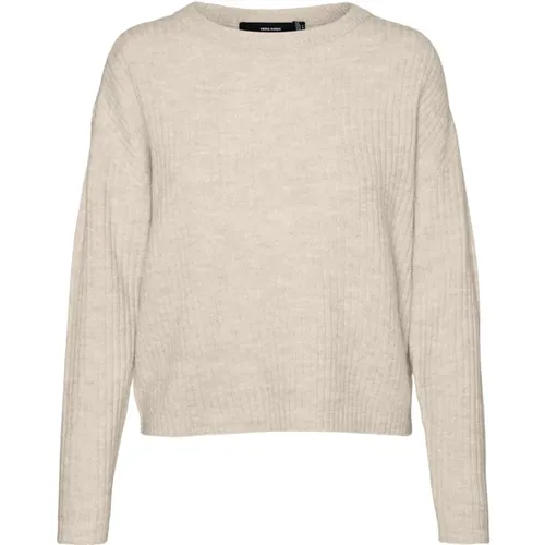 Gerippter Pullover mit O-Kragen Frau Lefile - Vero Moda - Modalova