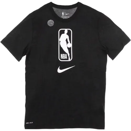 NBA Logo /White T-shirt , male, Sizes: S, XL, 2XL, L, M, XS - Nike - Modalova