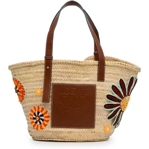 Pre-owned Raffia totes , female, Sizes: ONE SIZE - Loewe Pre-owned - Modalova