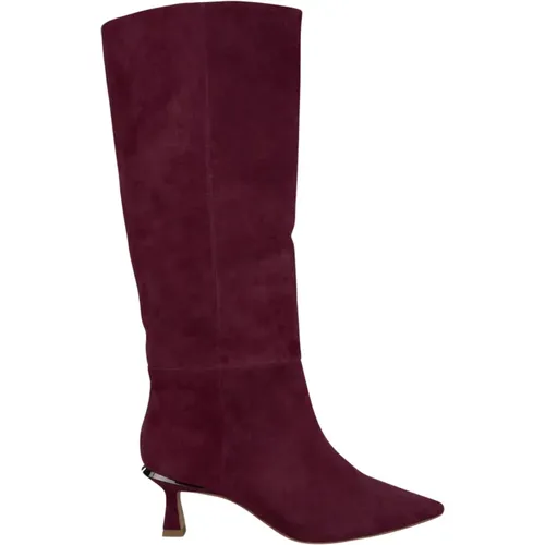 Pointed Toe Leather Ankle Boots , female, Sizes: 2 UK, 5 UK - Alma en Pena - Modalova