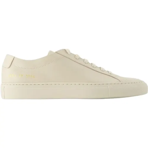 Leather Low Sneakers , female, Sizes: 6 UK - Common Projects - Modalova