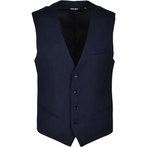 Elegante Weste mit Stretch-Material , Herren, Größe: M - Antony Morato - Modalova