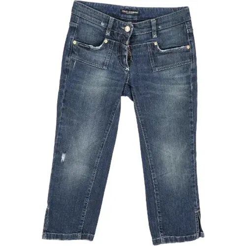 Pre-owned Baumwolle jeans , Damen, Größe: XS - Dolce & Gabbana Pre-owned - Modalova