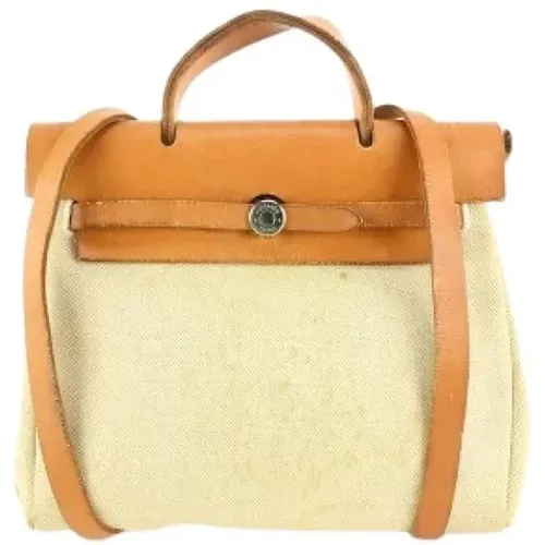 Pre-owned Canvas backpacks , female, Sizes: ONE SIZE - Hermès Vintage - Modalova