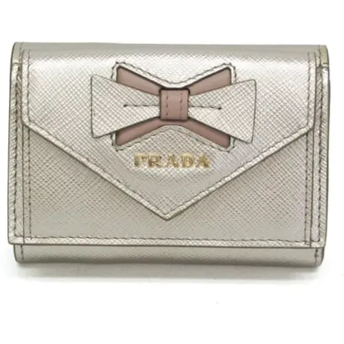 Pre-owned Leather wallets , female, Sizes: ONE SIZE - Prada Vintage - Modalova