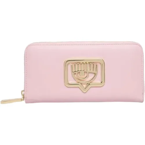 Zip Wallet , female, Sizes: ONE SIZE - Chiara Ferragni Collection - Modalova