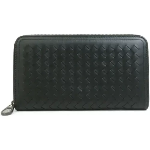 Pre-owned Leather wallets , female, Sizes: ONE SIZE - Bottega Veneta Vintage - Modalova