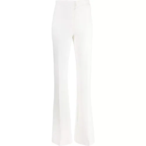 High-Waisted Flared Trousers , female, Sizes: M, XS - pinko - Modalova