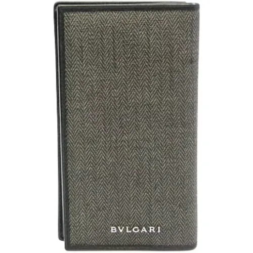 Pre-owned Leather wallets , male, Sizes: ONE SIZE - Bvlgari Vintage - Modalova