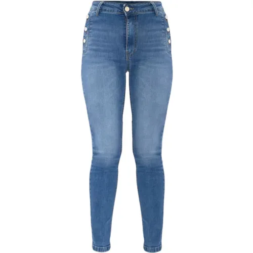 Slim Fit Denim Jeans , Damen, Größe: W25 - Kocca - Modalova