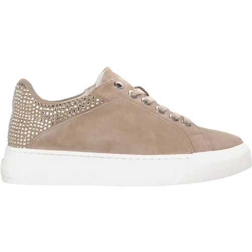 Sparkling Leather Sneakers , female, Sizes: 2 UK, 6 UK, 8 UK, 5 UK, 9 UK, 4 UK - Alma en Pena - Modalova