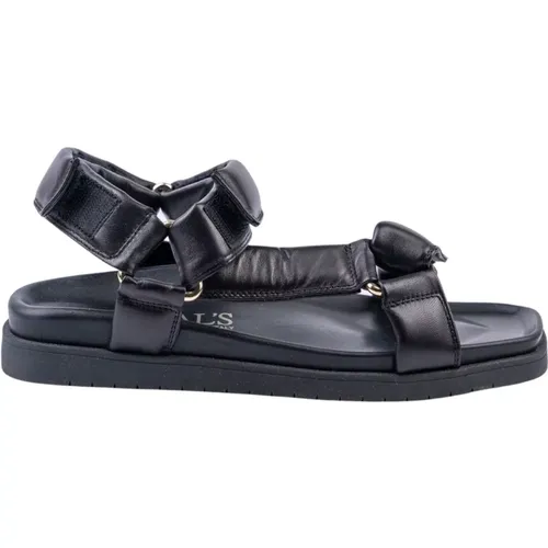Ankle Strap Padded Leather Sandal , female, Sizes: 3 UK - Doucal's - Modalova