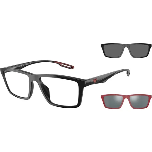 Grey Sunglasses EA 4189U , male, Sizes: 55 MM - Emporio Armani - Modalova