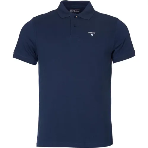 Sporty Cotton Polo with Embroidered Logo , male, Sizes: L, S, M, 2XL - Barbour - Modalova