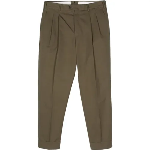 Green Trousers Ss24 , male, Sizes: XL, L - PT Torino - Modalova