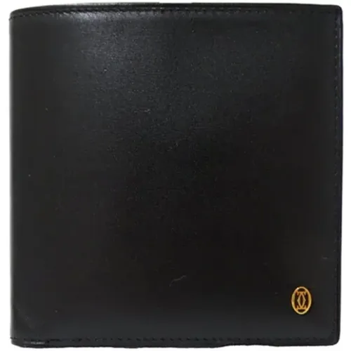 Pre-owned Leather wallets , male, Sizes: ONE SIZE - Cartier Vintage - Modalova