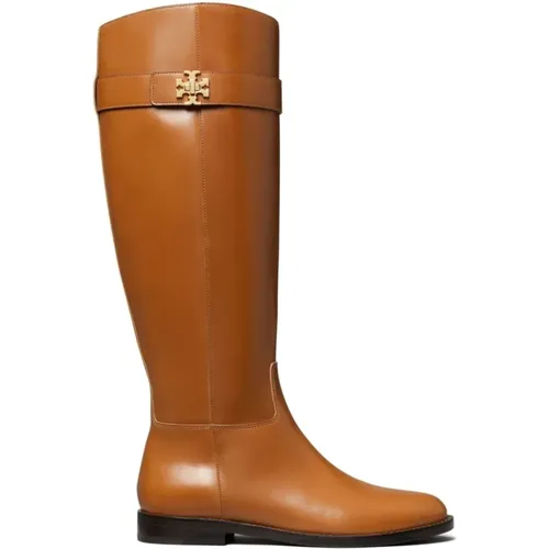 Sierra Cognac Riding Boot , female, Sizes: 5 UK, 6 UK, 3 UK, 4 UK, 7 UK - TORY BURCH - Modalova