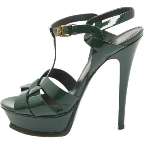 Pre-owned Leder sandals , Damen, Größe: 37 EU - Yves Saint Laurent Vintage - Modalova