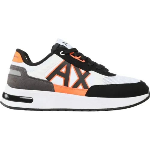 Niedrige Sneakers , Herren, Größe: 40 EU - Armani Exchange - Modalova