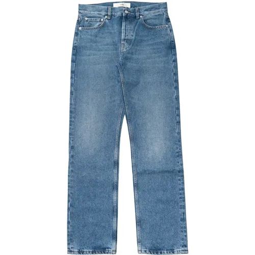Straight Cut Cotton Jeans Ss22 , male, Sizes: W30, W32, W36 - Séfr - Modalova