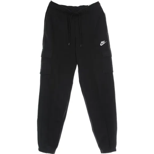 Essential Fleece Cargo Pants /White , female, Sizes: L - Nike - Modalova