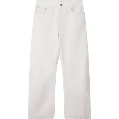 Wide Leg Cotton Denim Jeans , female, Sizes: W25, W26, W27, W29, W28 - Stella Mccartney - Modalova