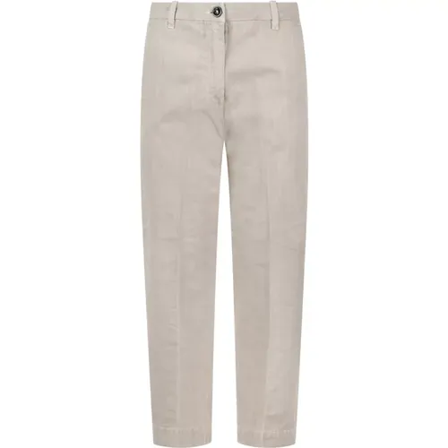 Regular Chino Pant in Sabbia Color , female, Sizes: W27, W25, W29 - Nine In The Morning - Modalova