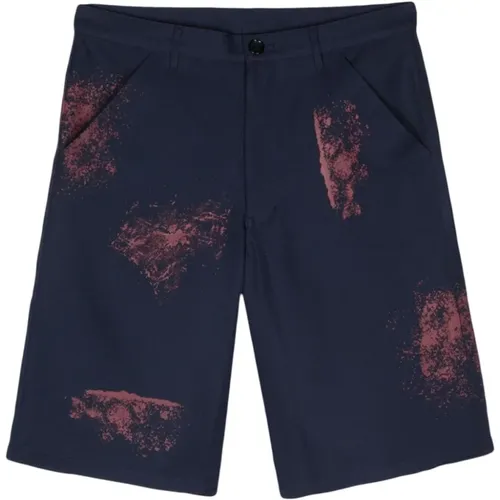 Trousers with Paint Splatter Detail , male, Sizes: L, M, XL - Comme des Garçons - Modalova