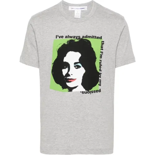 Andy Warhol Baumwoll T-Shirt , Herren, Größe: XL - Comme des Garçons - Modalova