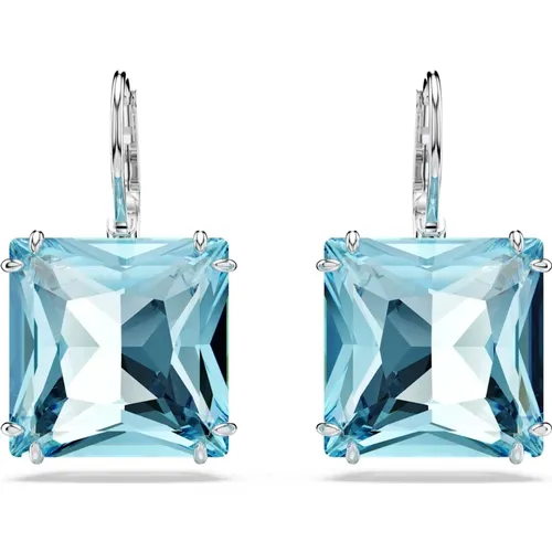 Millenia Drop Earrings Cushion Cut , female, Sizes: ONE SIZE - Swarovski - Modalova