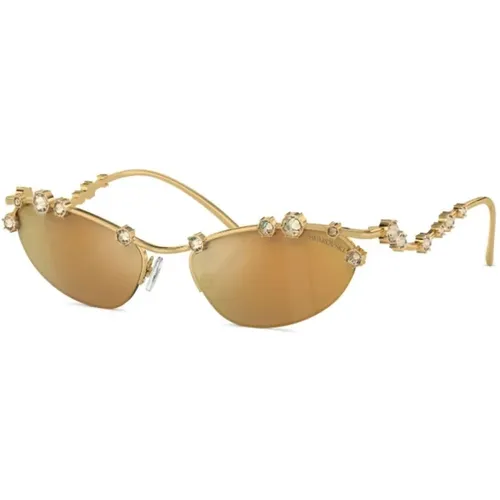 Sk7016 40047P Sunglasses , female, Sizes: 56 MM - Swarovski - Modalova