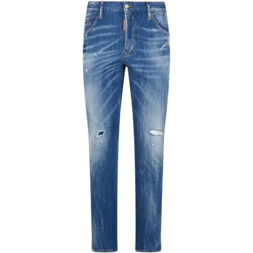 Twist fit jeans , male, Sizes: L, XL, 2XL - Dsquared2 - Modalova