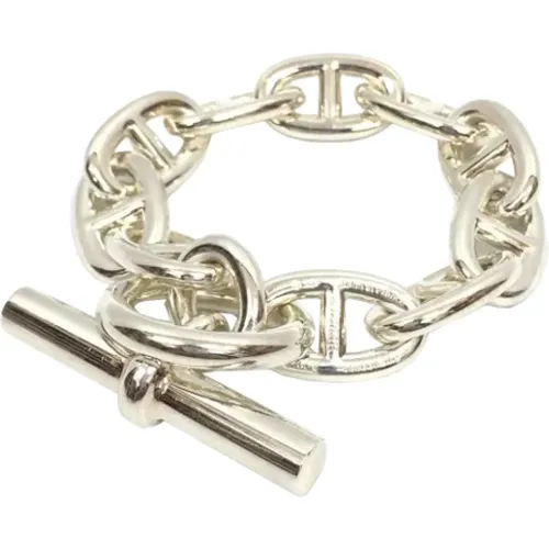 Pre-owned Hermès bracelet in silver , female, Sizes: ONE SIZE - Hermès Vintage - Modalova