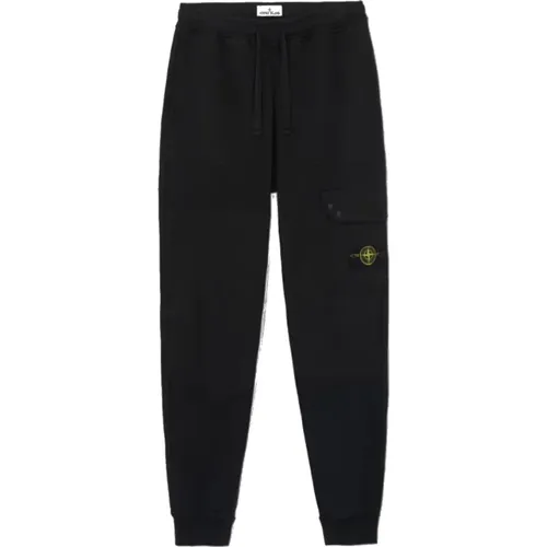 Cargo Jogging Pants with Brushed Cotton Fleece , male, Sizes: L, M, S - Stone Island - Modalova