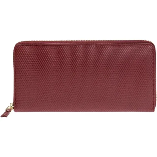 Leather wallet , Damen, Größe: ONE Size - Comme des Garçons - Modalova