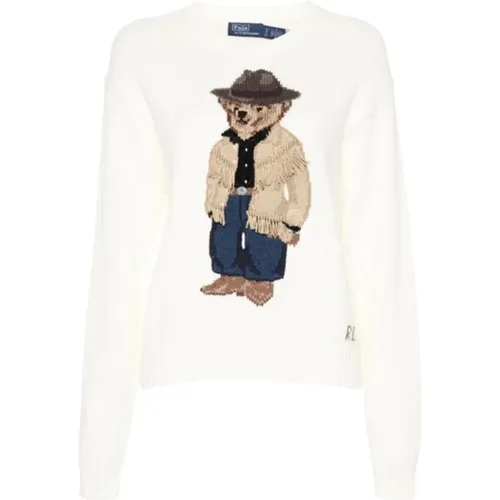 Intarsia-Knit Polo Bear Pullover Jumper - Ralph Lauren - Modalova