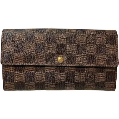 Pre-owned Canvas wallets , female, Sizes: ONE SIZE - Louis Vuitton Vintage - Modalova