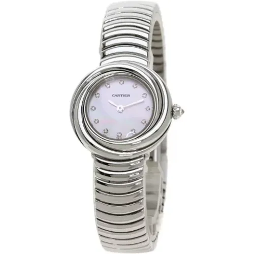 Pre-owned Metal watches , female, Sizes: ONE SIZE - Cartier Vintage - Modalova