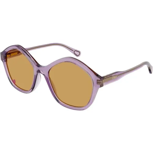 Stylish Cc0010S Sunglasses , female, Sizes: 49 MM - Chloé - Modalova