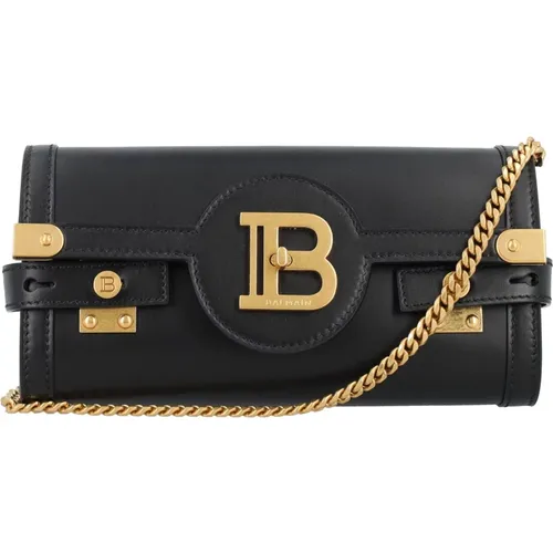 Schwarze B-Buzz Clutch Tasche - Balmain - Modalova